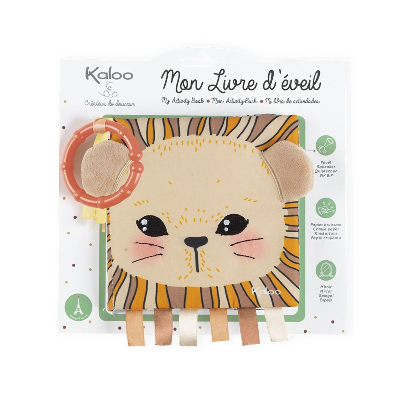 Kaloo Activity Book - The Curious Lion> Soft Books