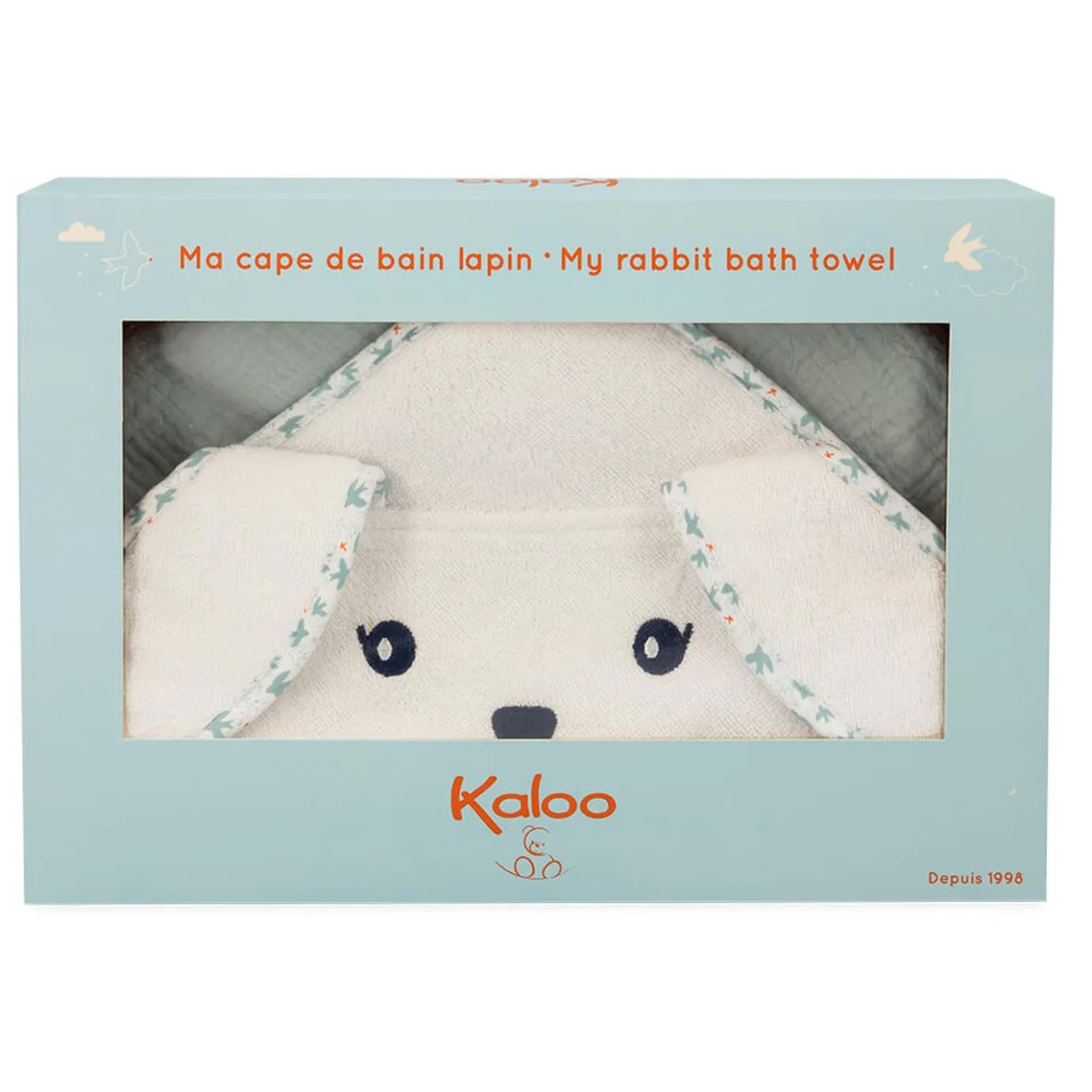 Kaloo Bath Towel Dove> Linen
