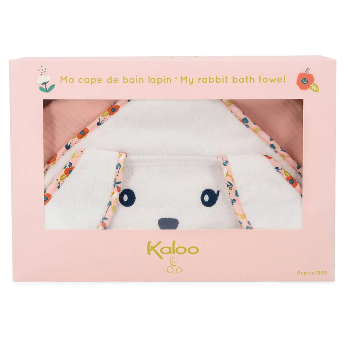 Kaloo Bath Towel Poppy> Linen
