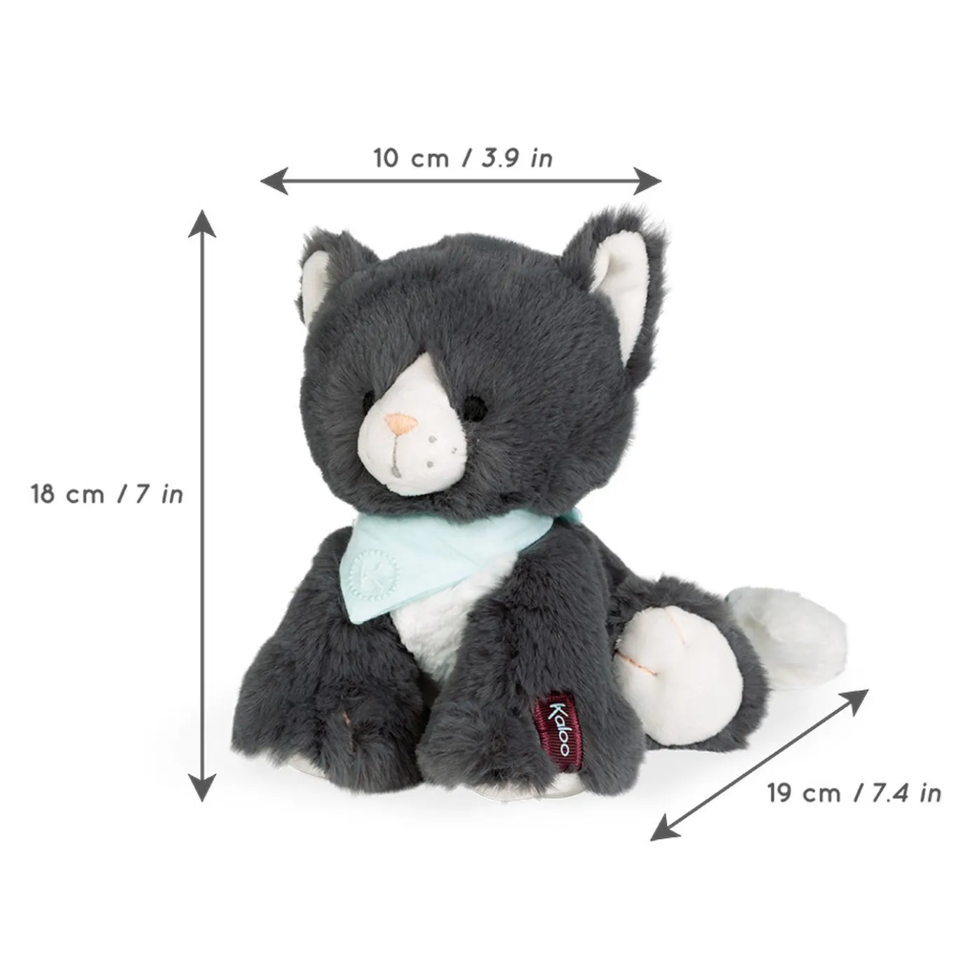 Kaloo Chamallow Cat 6.63 In> Stuffed Animals