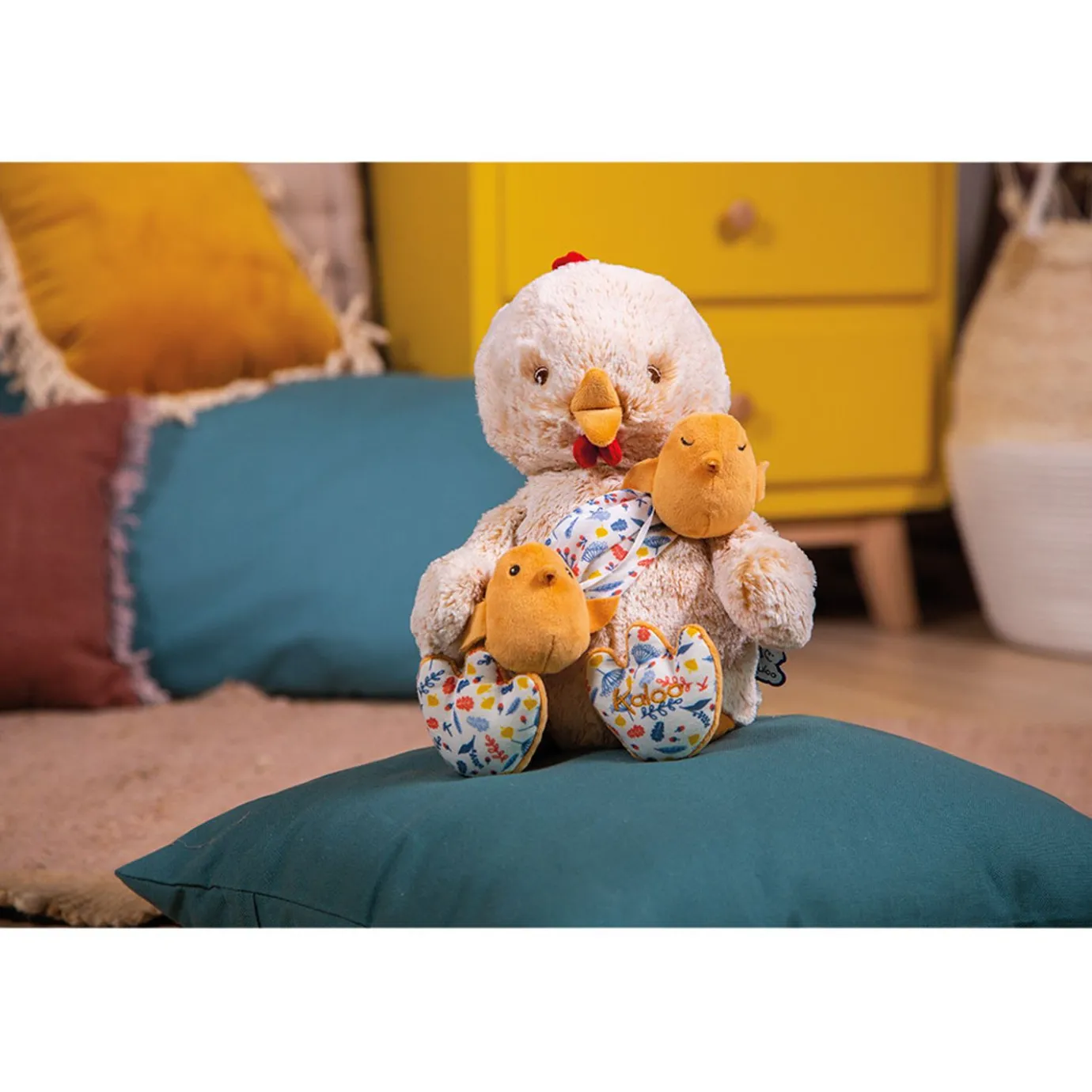 Kaloo Chicken Dad Plush Paul - 35Cm (13.8 In)> Stuffed Animals