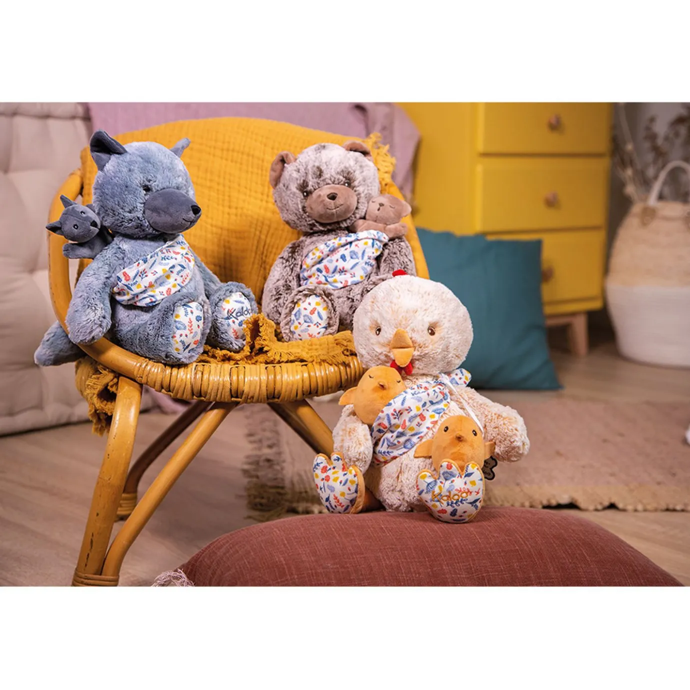 Kaloo Chicken Dad Plush Paul - 35Cm (13.8 In)> Stuffed Animals