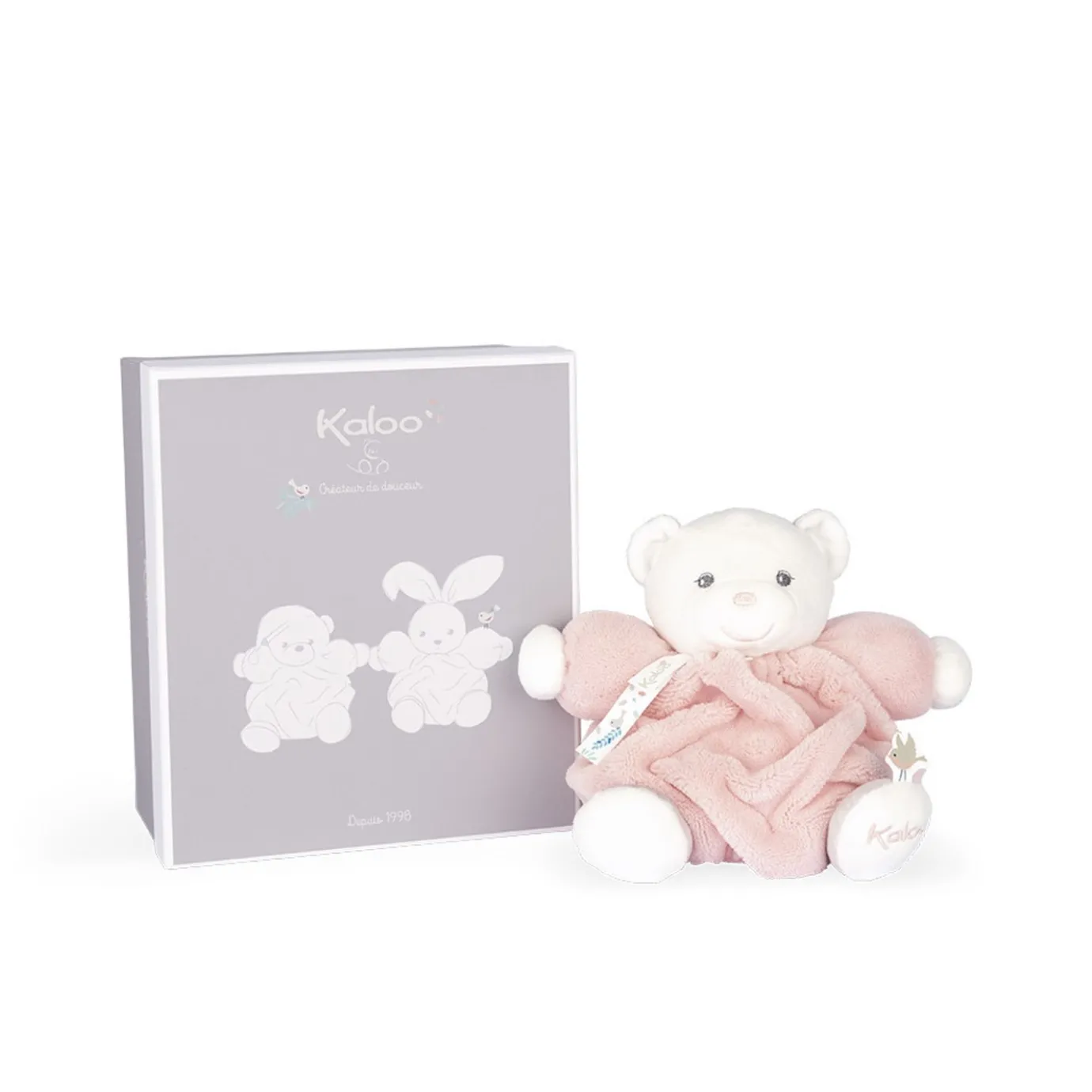 Kaloo Chubby Bear Powder Pink> Teddy Bear