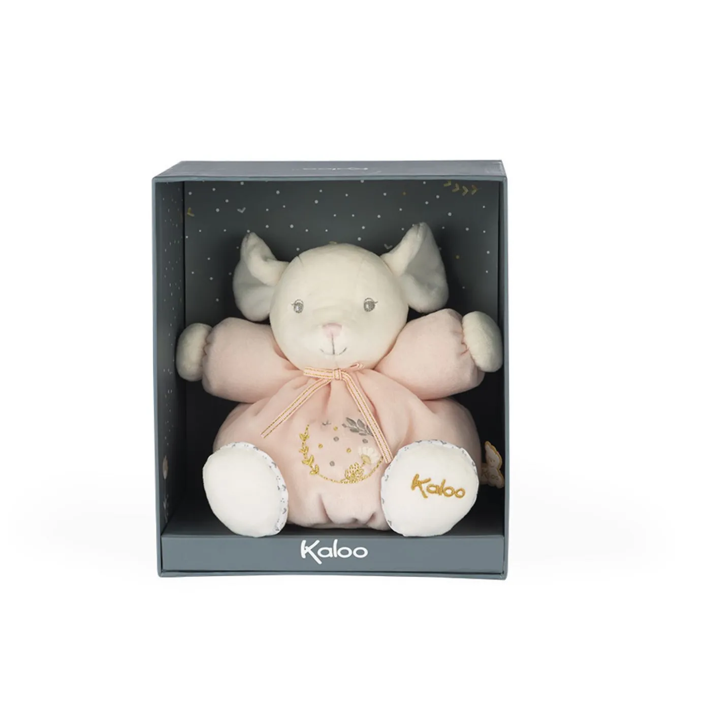 Kaloo Chubby Mouse Pink - Small> Stuffed Animals