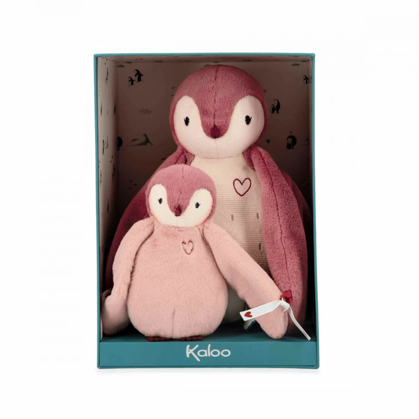 Kaloo Cuddle Plushies Penguin Pink> Stuffed Animals