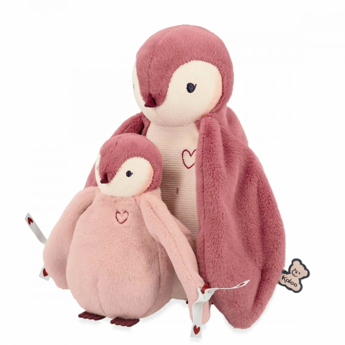 Kaloo Cuddle Plushies Penguin Pink> Stuffed Animals