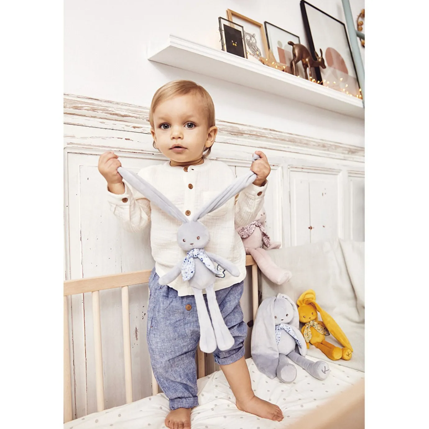 Kaloo Doll Rabbit Blue - Small> Bunny Comforter