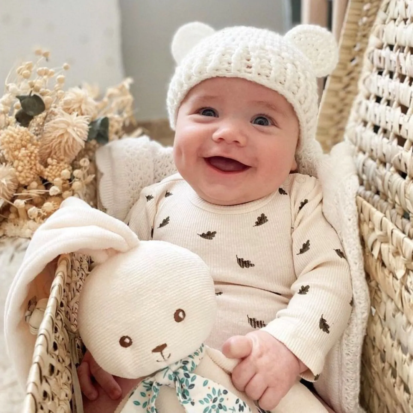 Kaloo Doll Rabbit Cream - Medium> Bunny Comforter
