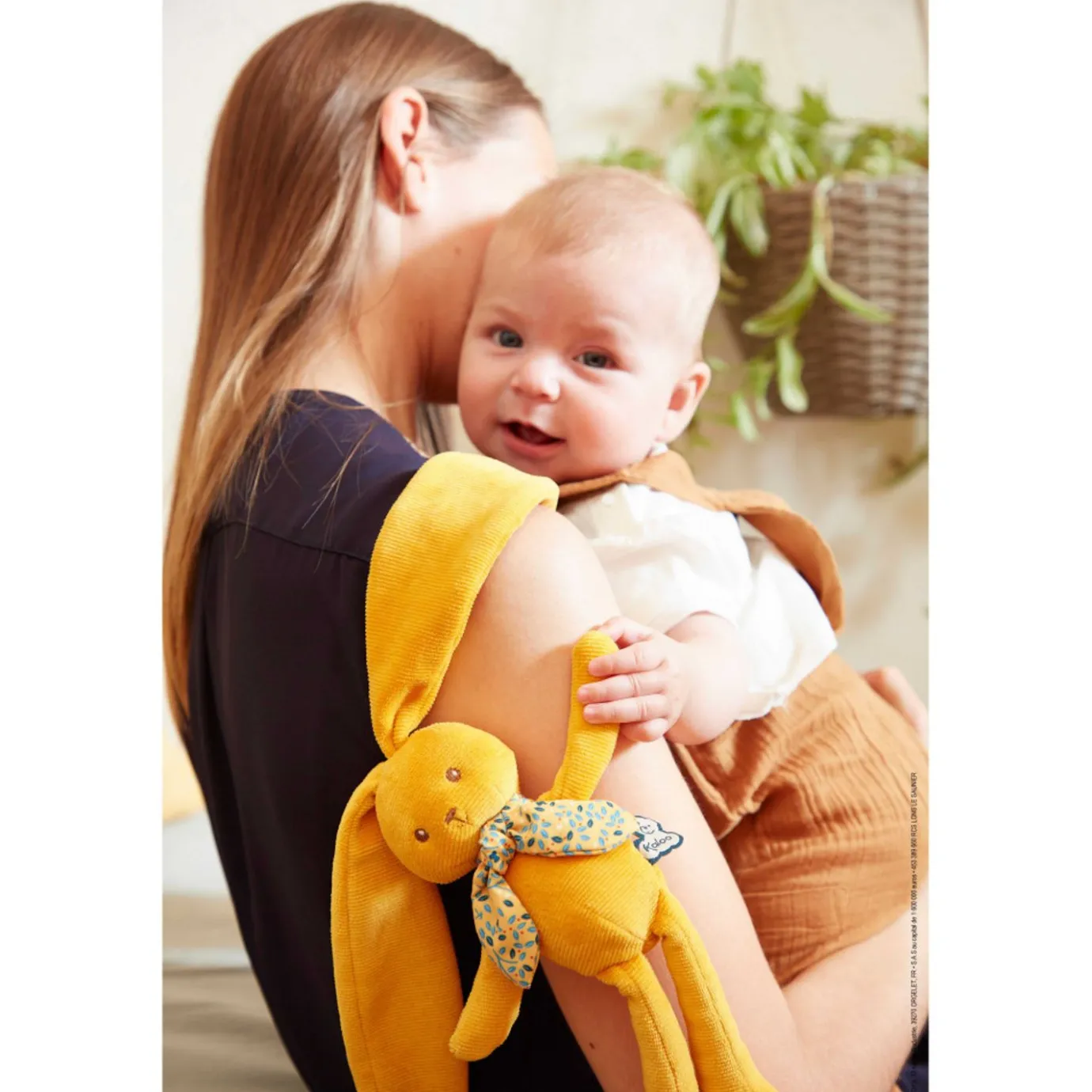 Kaloo Doll Rabbit Ochre - Small> Bunny Comforter