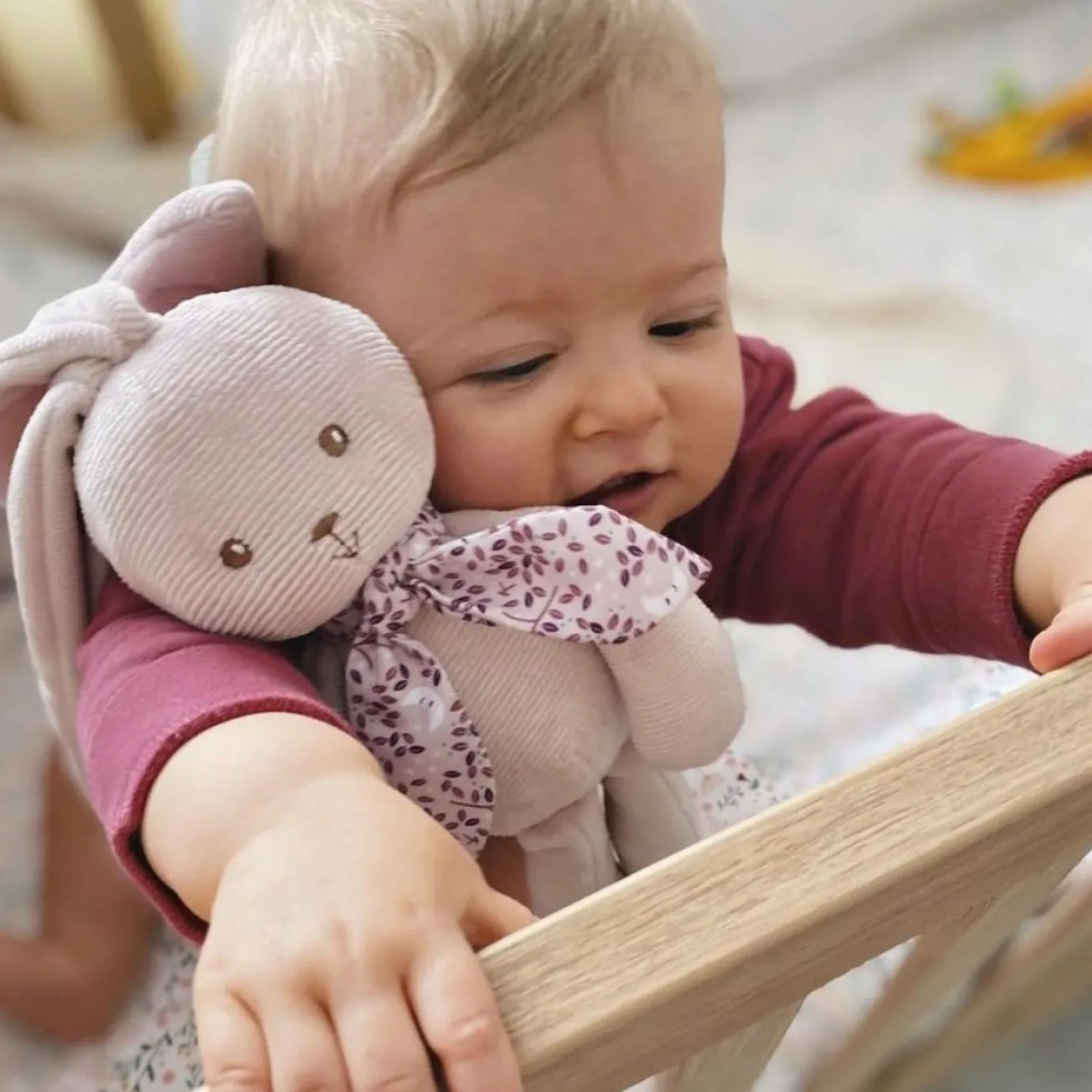 Kaloo Doll Rabbit Pink - Medium> Bunny Comforter