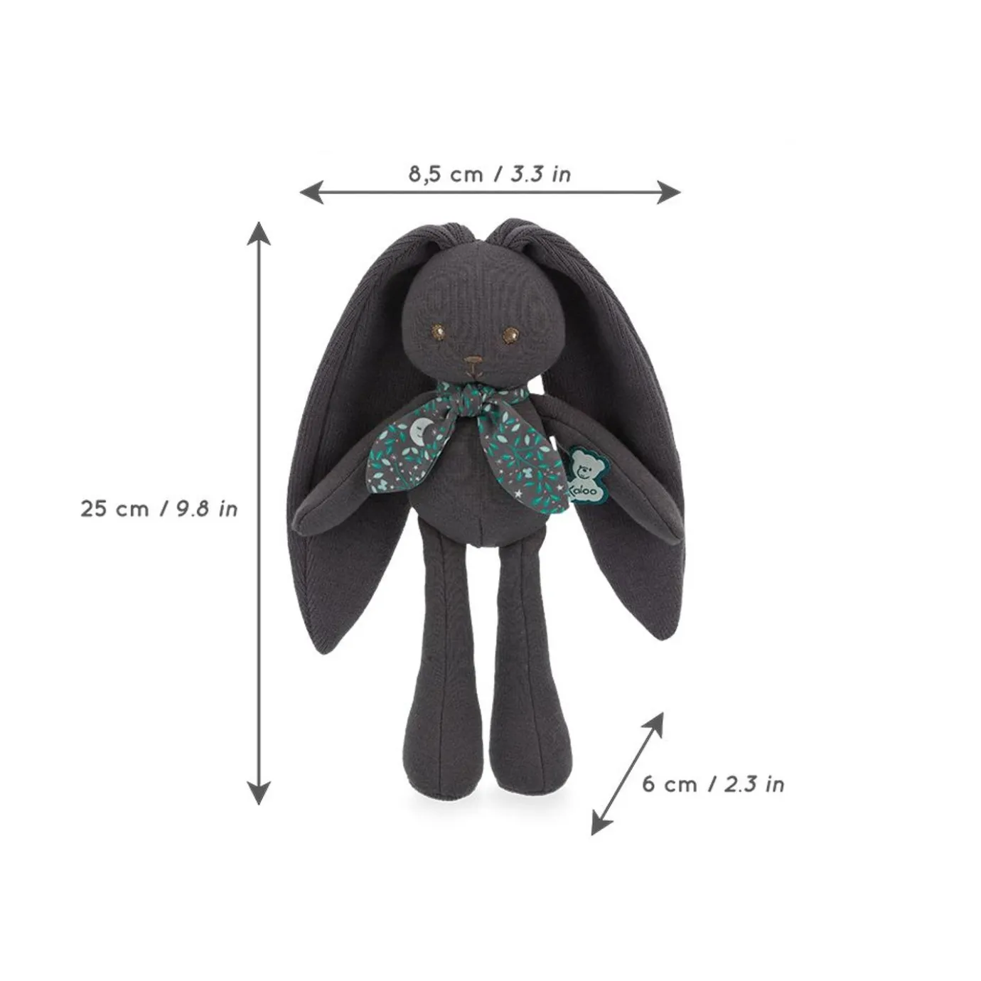 Kaloo Doll Rabbit Purple Grey 9.8 In> Bunny Comforter
