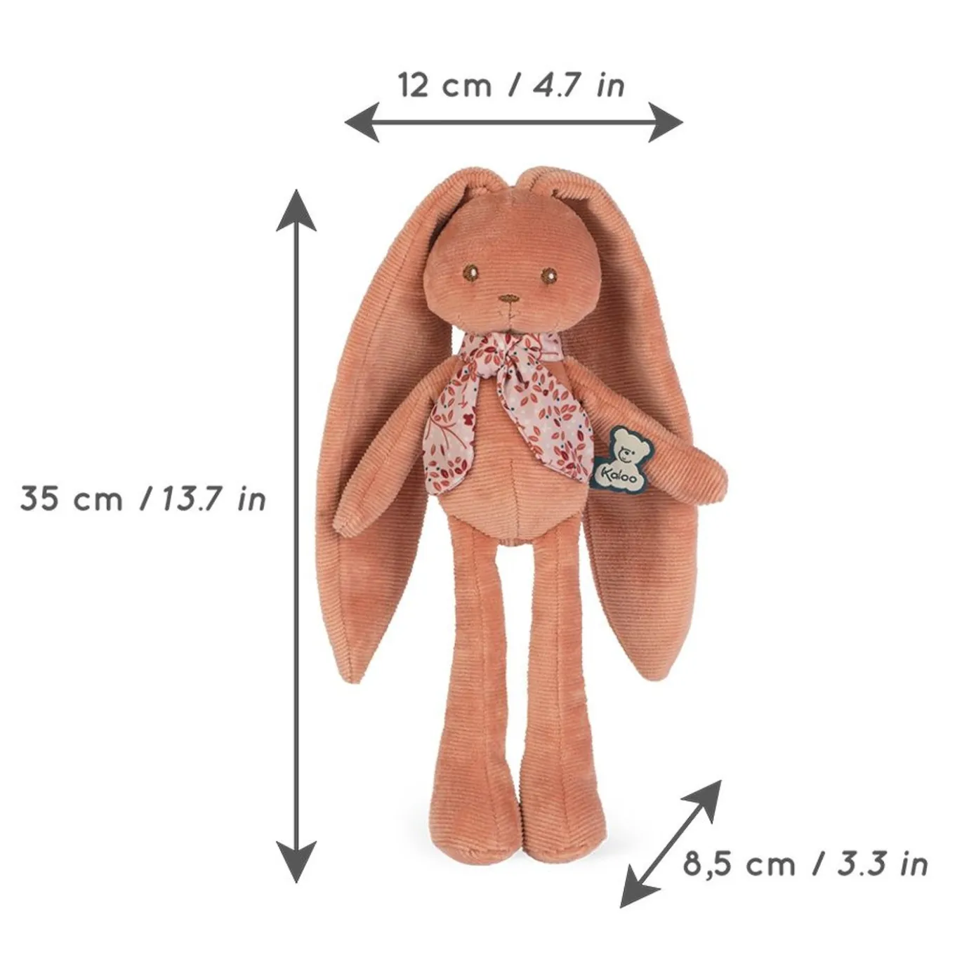 Kaloo Doll Rabbit Terracotta 13.8 In> Bunny Comforter
