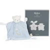 Kaloo Doudou Knots Bear Blue> Blue Comforter