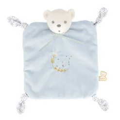 Kaloo Doudou Knots Bear Blue> Blue Comforter