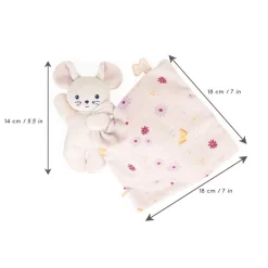 Kaloo Doudou Mouse Carre Douceur Aster Ladies> Mouse Comforter