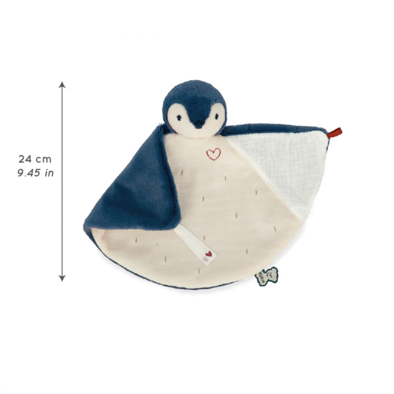 Kaloo Doudou Penguin Blue> Animal Comforter