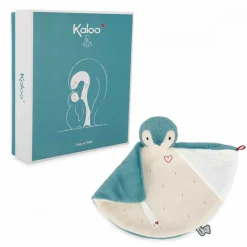Kaloo Doudou Penguin Green> Animal Comforter