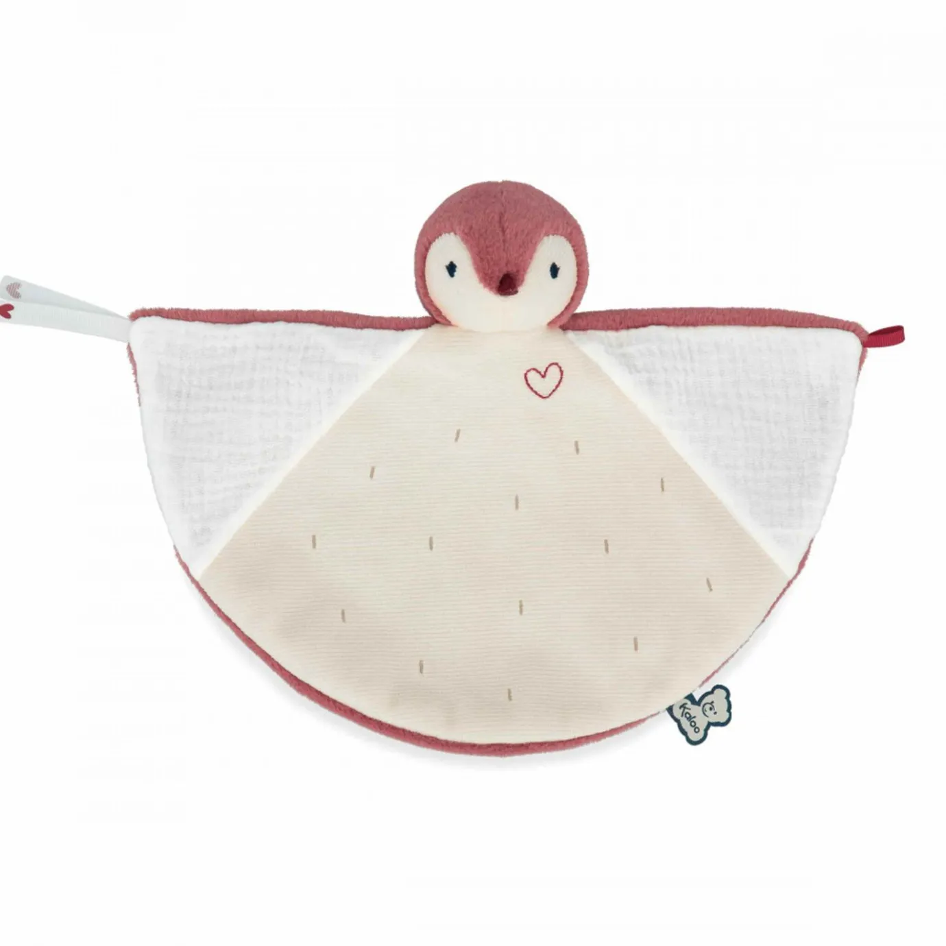 Kaloo Doudou Penguin Pink> Animal Comforter