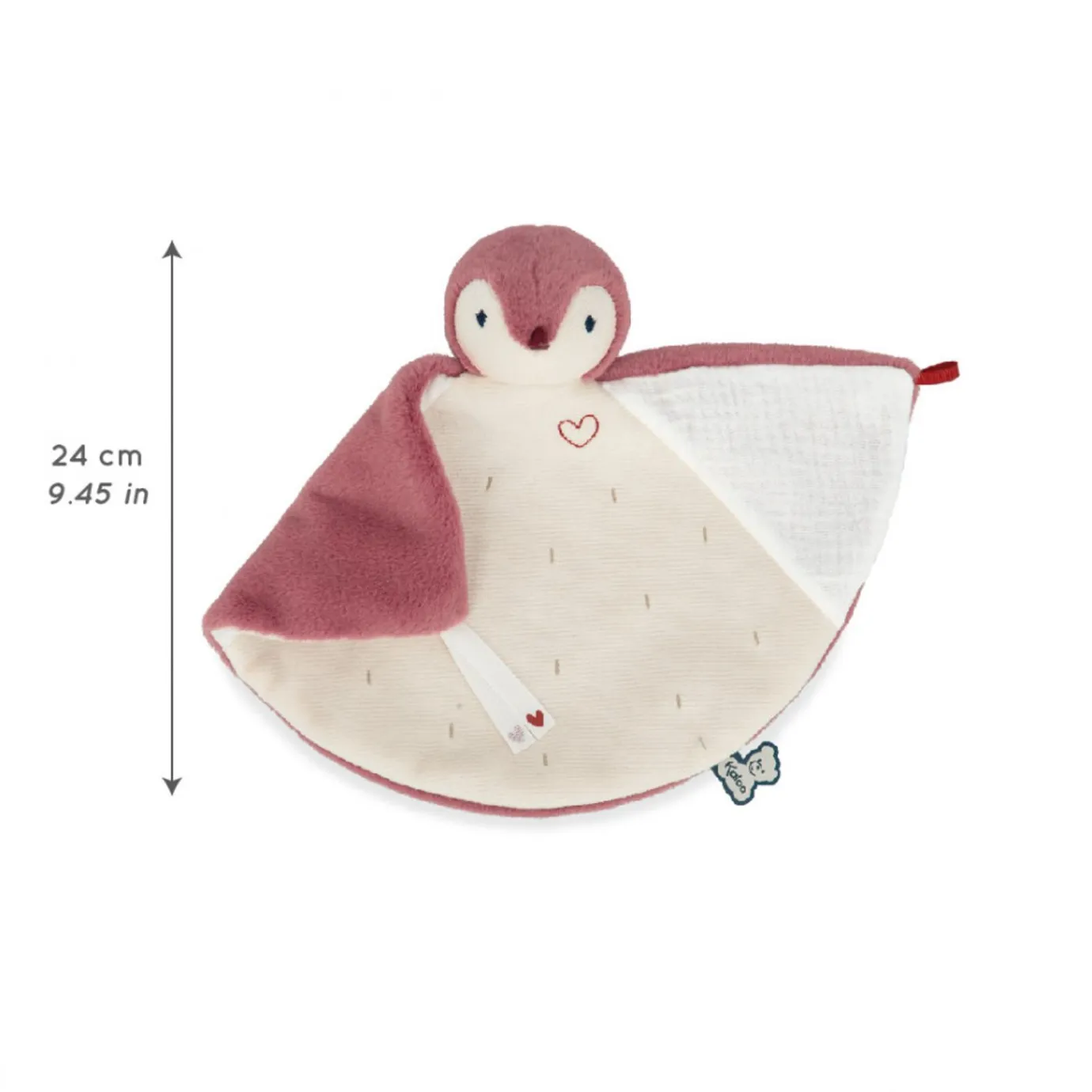 Kaloo Doudou Penguin Pink> Animal Comforter