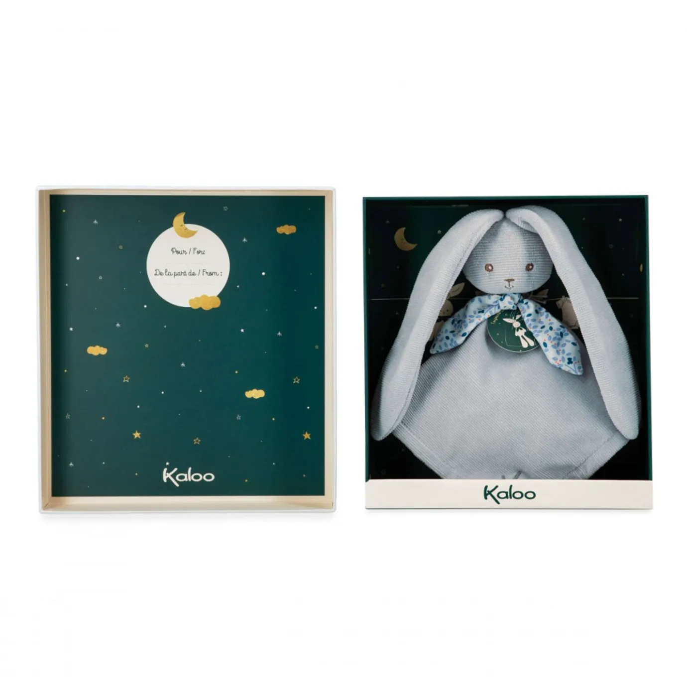 Kaloo Doudou Rabbit Blue> Bunny Comforter