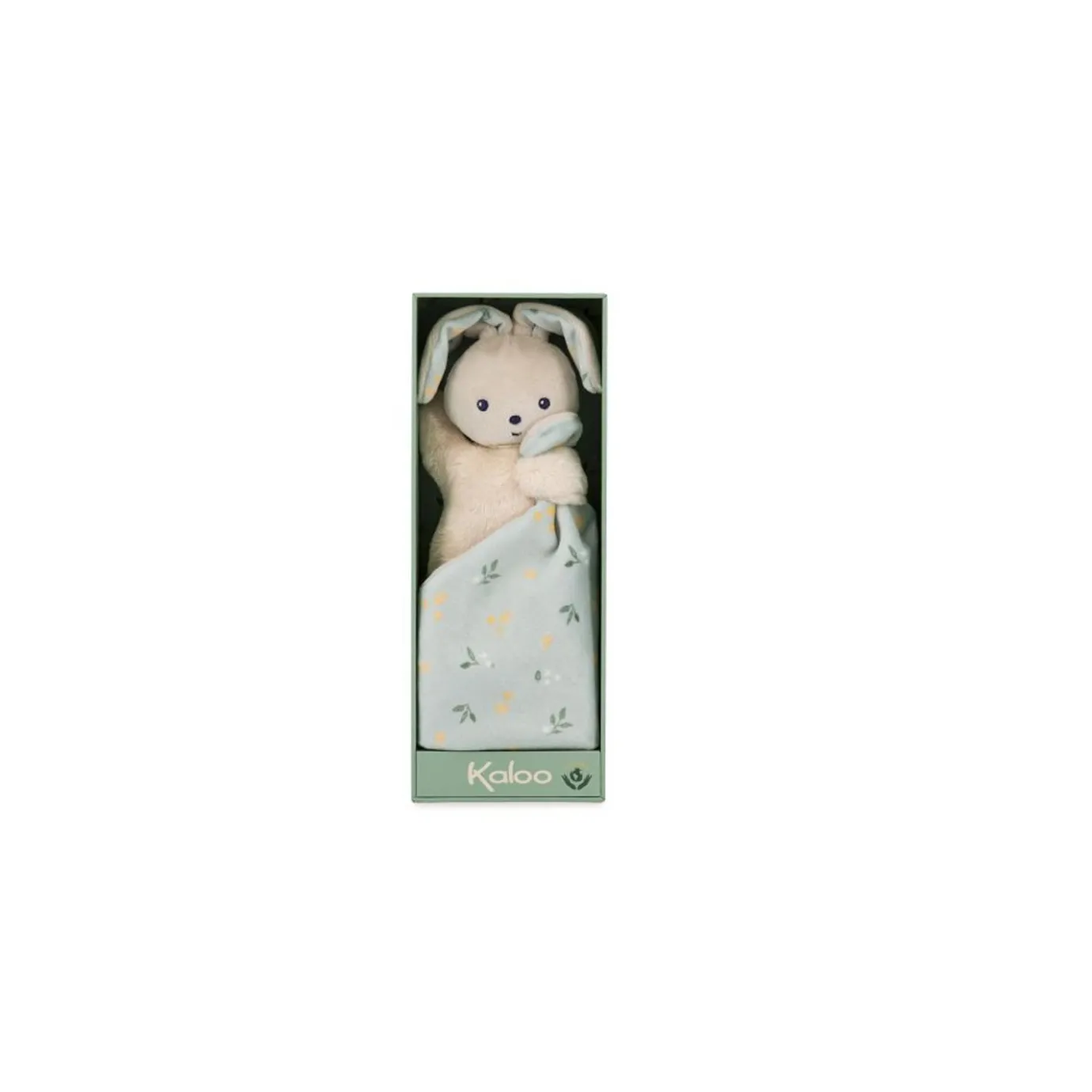 Kaloo Doudou Rabbit Carre Douceur Citrus Bouquet> Recycled Polyester Comforter