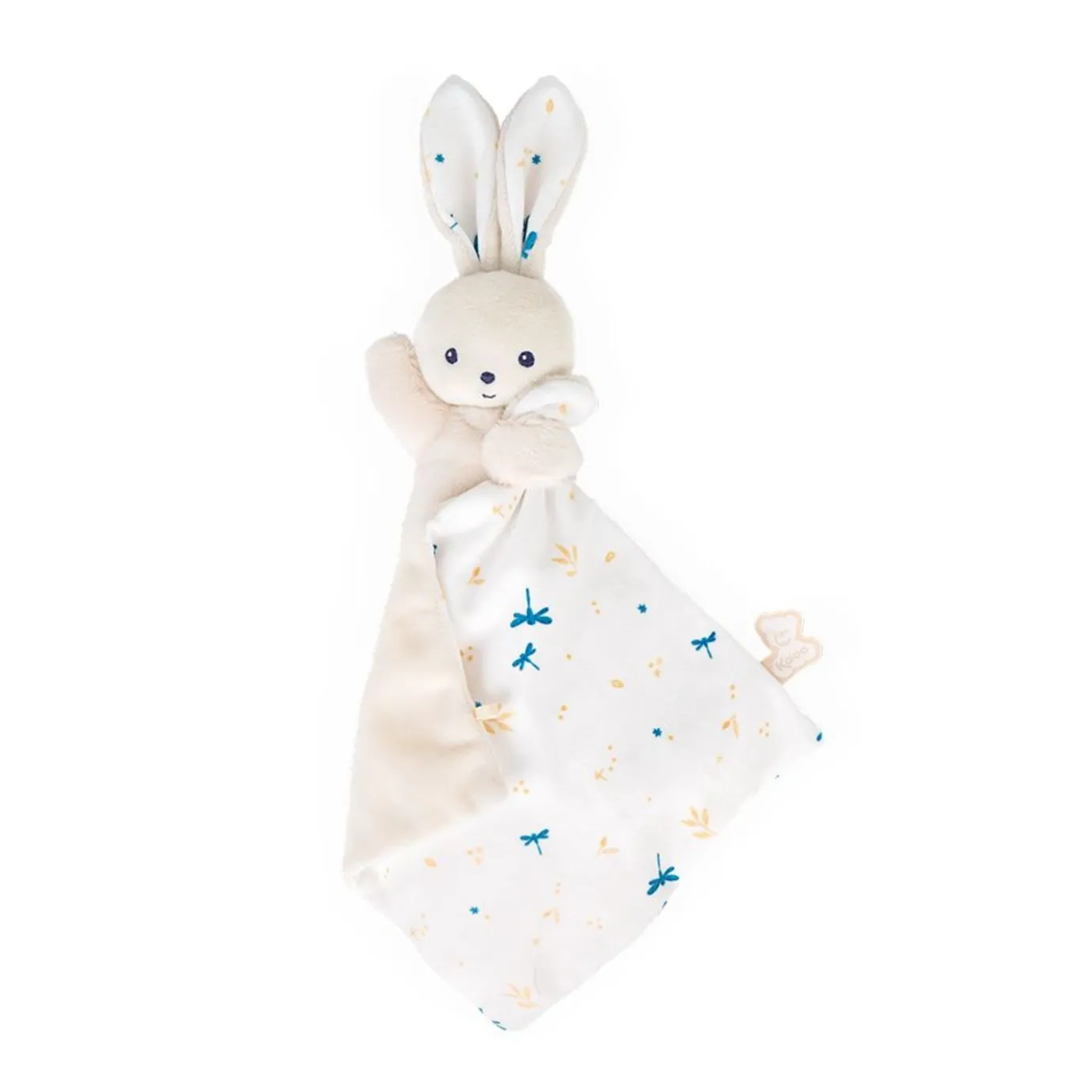 Kaloo Doudou Rabbit Carre Douceur White Delicate> Bunny Comforter