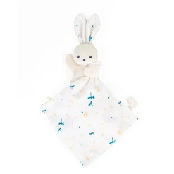 Kaloo Doudou Rabbit Carre Douceur White Delicate><noscript><img width=