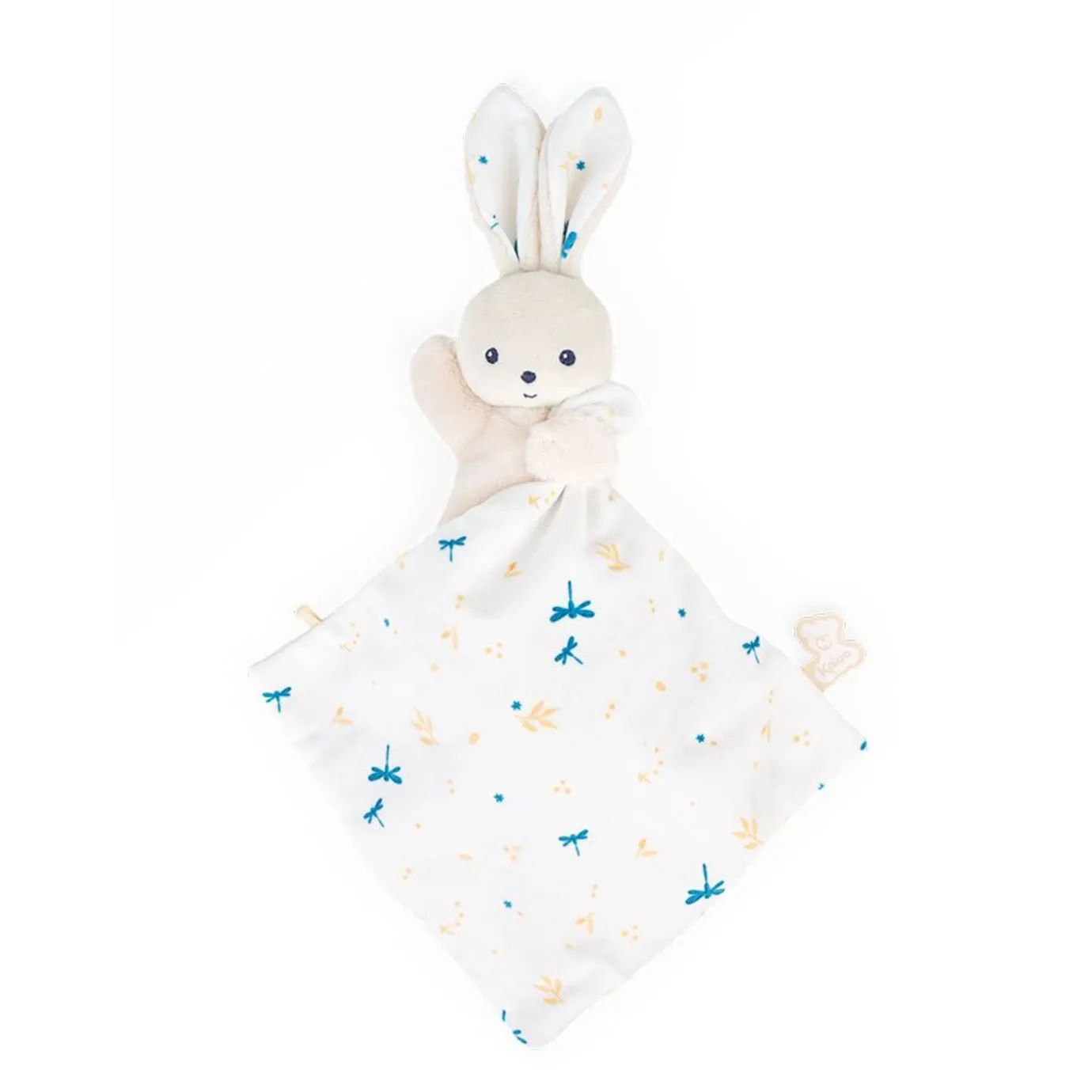 Kaloo Doudou Rabbit Carre Douceur White Delicate> Bunny Comforter