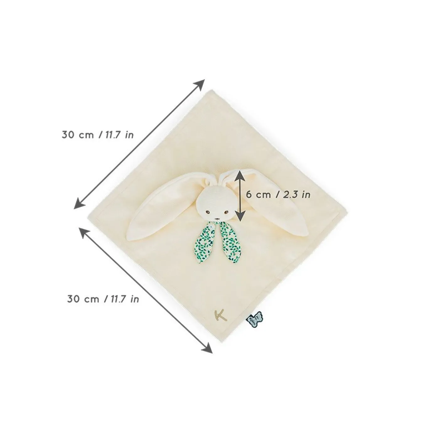 Kaloo Doudou Rabbit Cream - Lapinoo 11.8 In> Bunny Comforter
