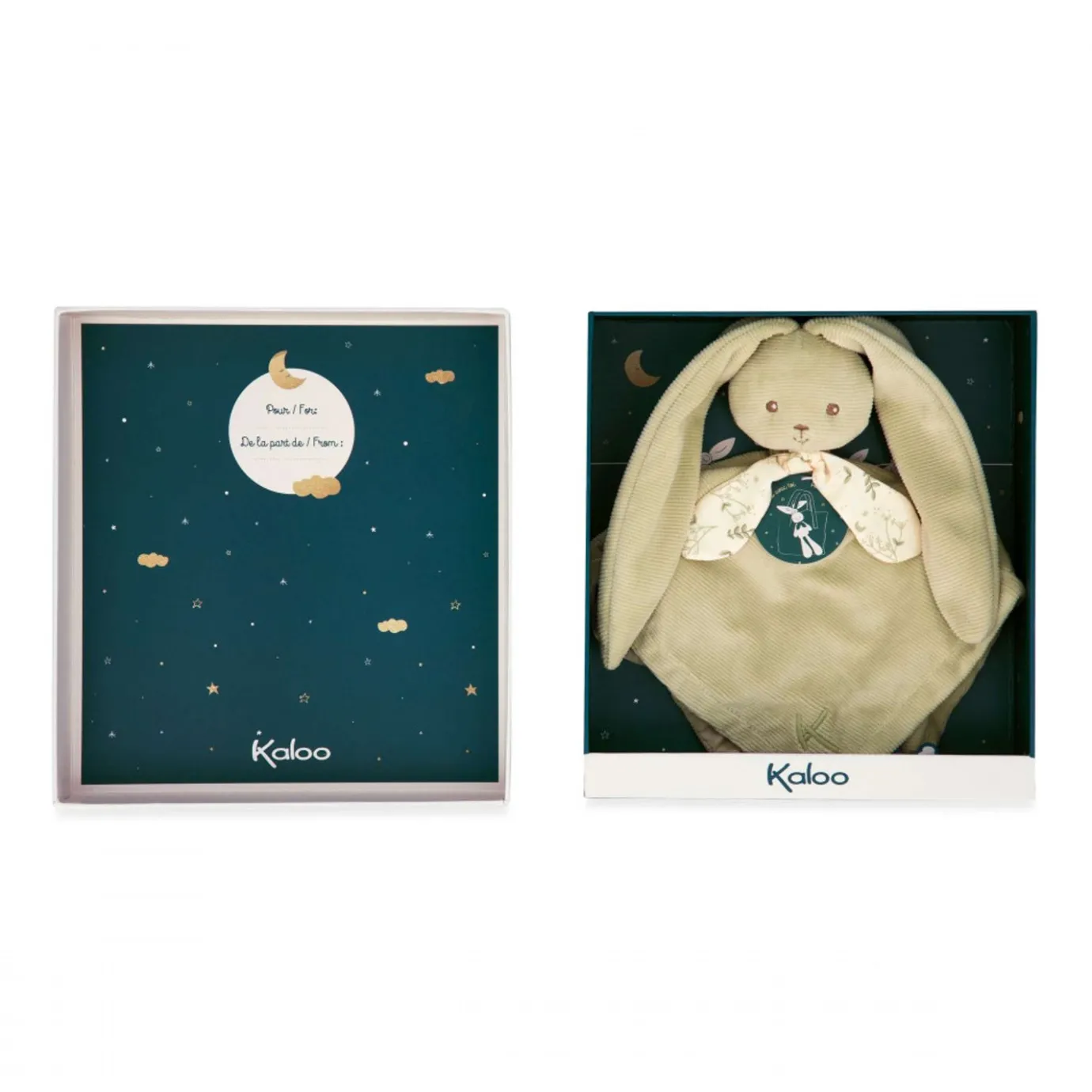 Kaloo Doudou Rabbit Green> Bunny Comforter