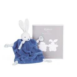 Kaloo Doudou Rabbit Ocean Blue> Bunny Comforter