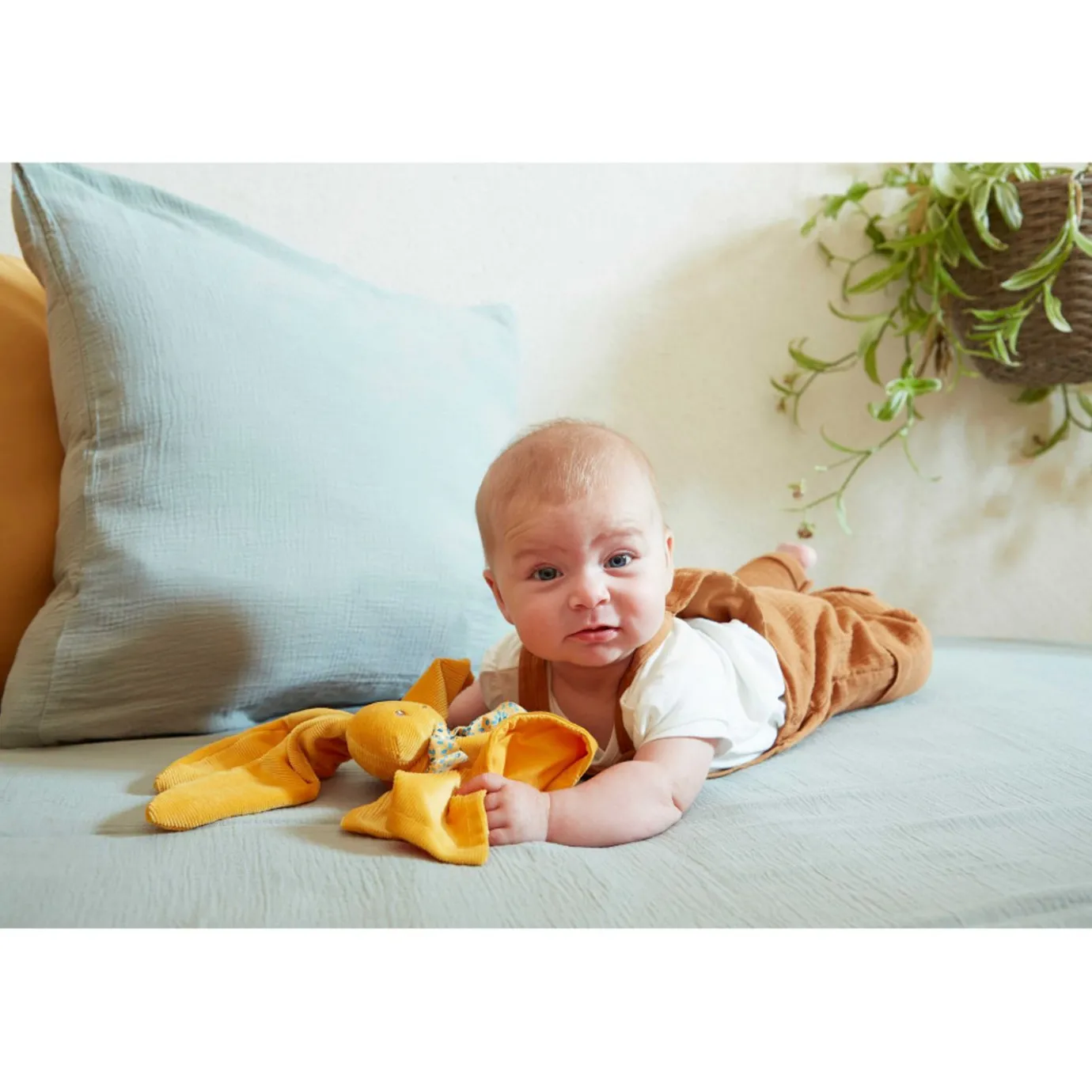 Kaloo Doudou Rabbit Ochre - Lapinoo 11.8 In> Bunny Comforter
