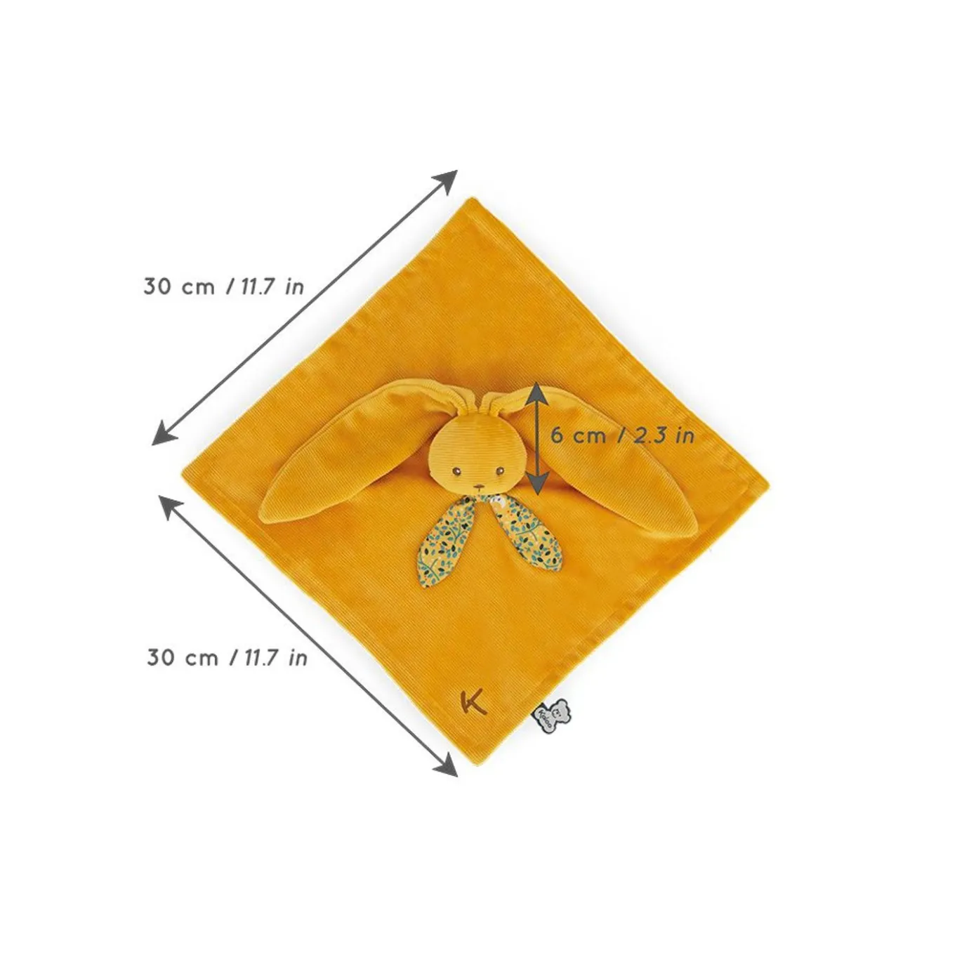 Kaloo Doudou Rabbit Ochre - Lapinoo 11.8 In> Bunny Comforter