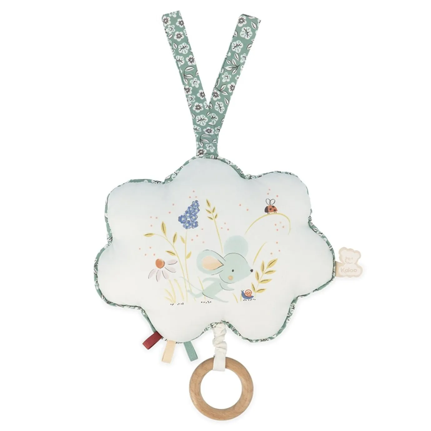 Kaloo Fabric Musical Box "Green Mouse" (Une Souris Verte)> Musical Soft Toys