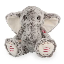 Kaloo Grey Prestige Musical Stuffed Elephant Noa> Stuffed Animals
