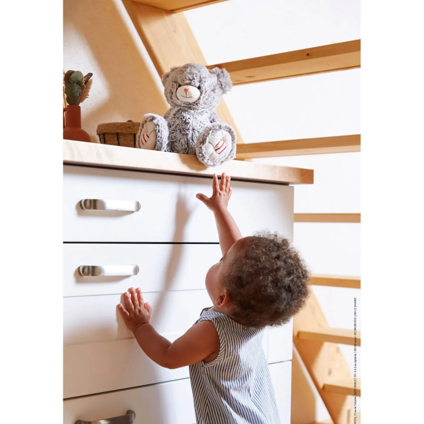 Kaloo Grey Prestige Musical Teddy Mae> Teddy Bear