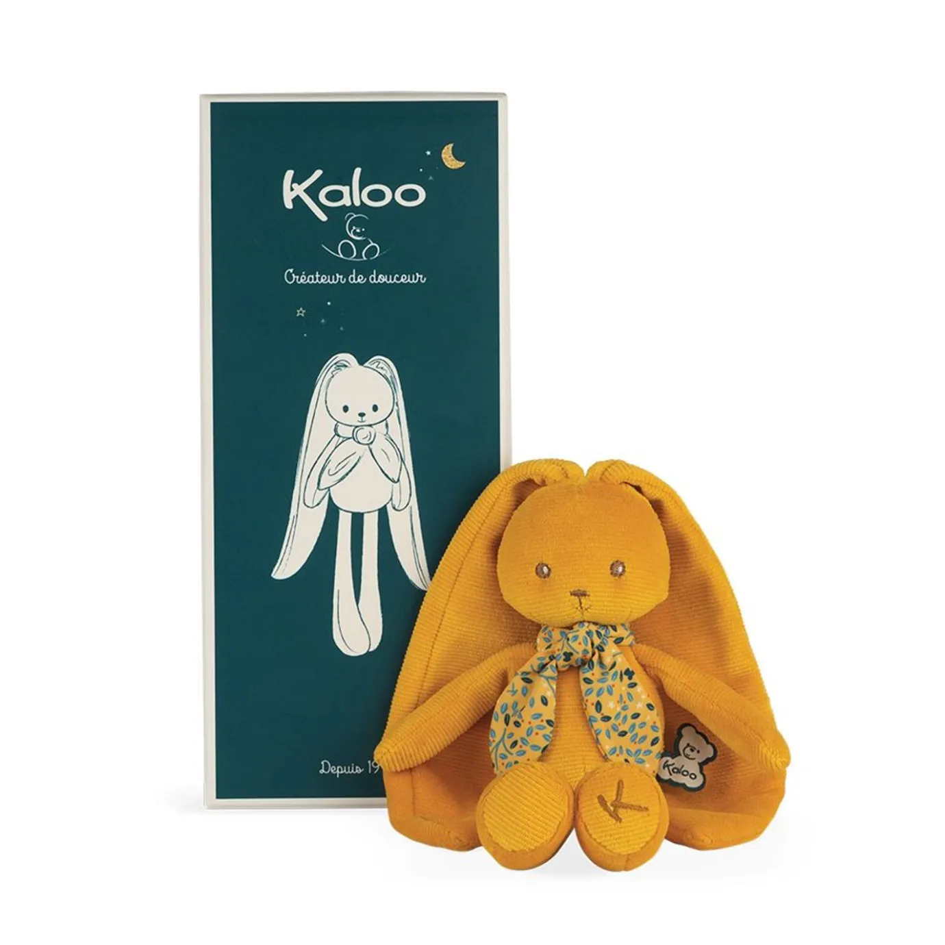 Kaloo Lapinoo Doll Rabbit Ochre - 13.8 In> Bunny Comforter