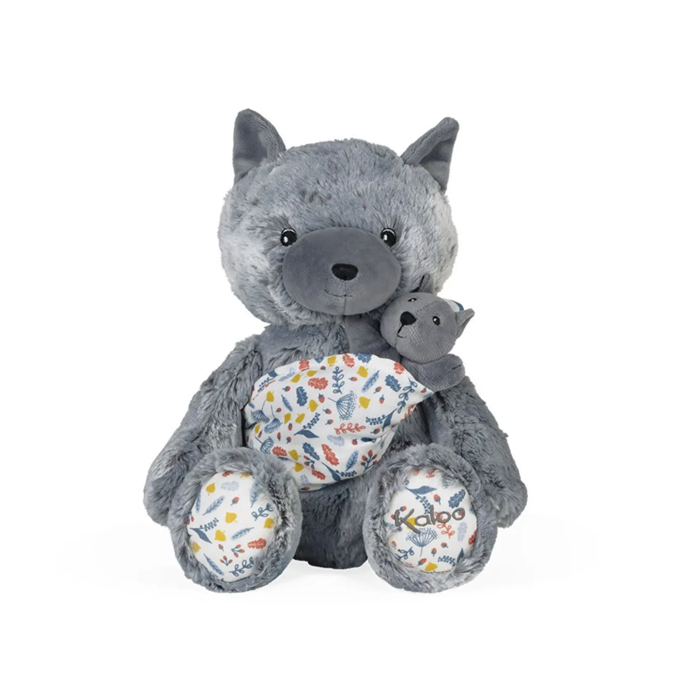 Kaloo Mummy Wolf Plush - Louise - 35 Cm (13.8 In)> Stuffed Animals