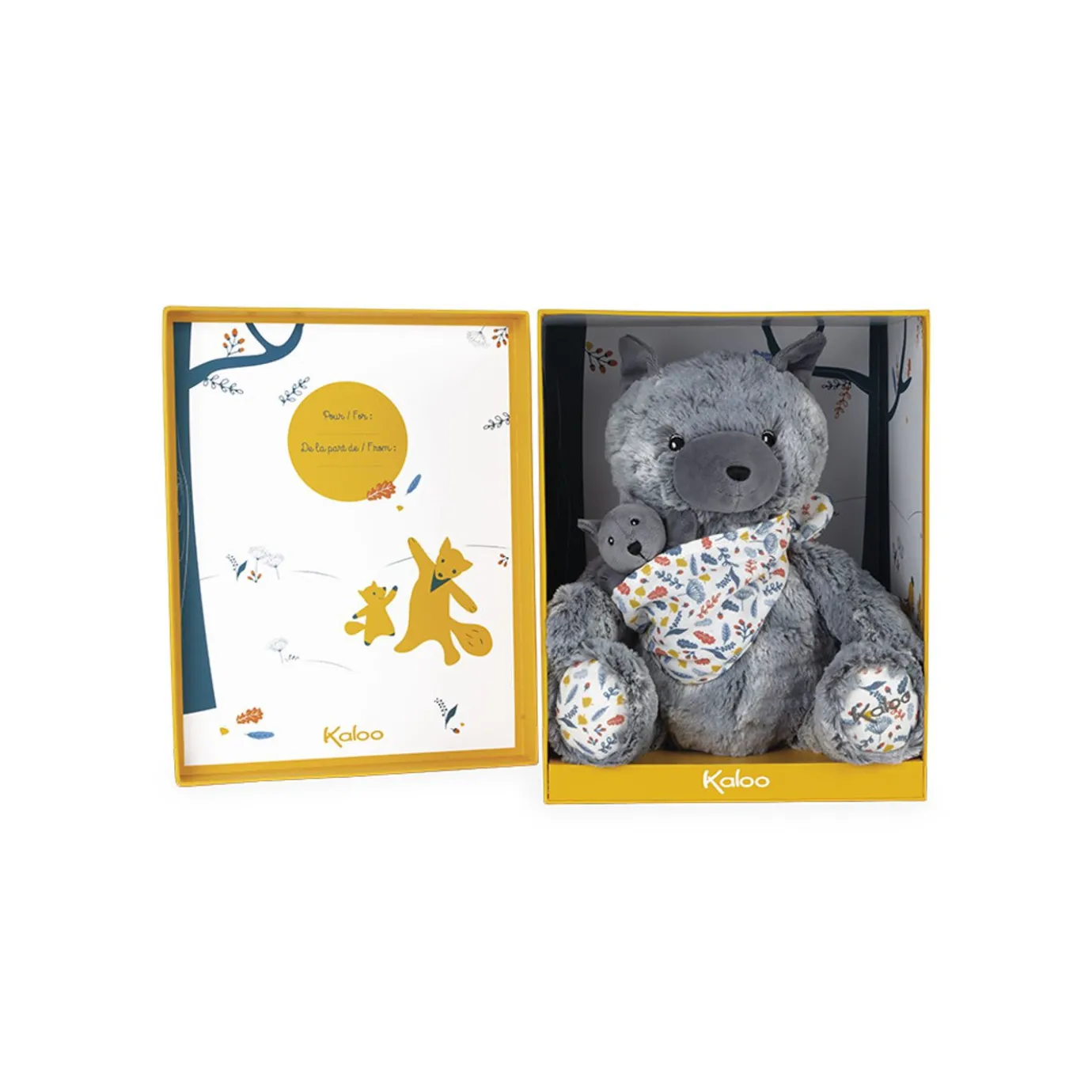 Kaloo Mummy Wolf Plush - Louise - 35 Cm (13.8 In)> Stuffed Animals