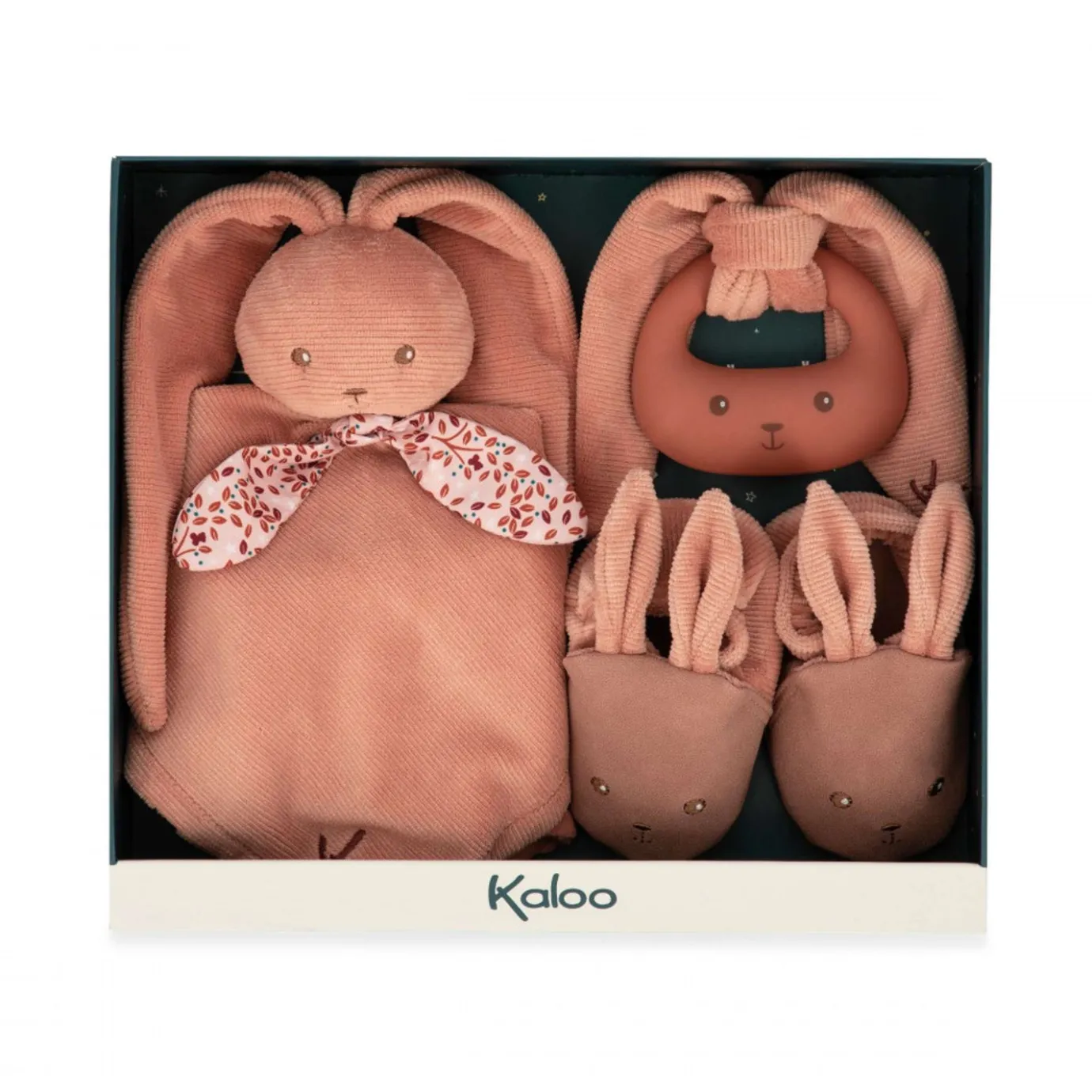 Kaloo My First Birth Gift Box Terracotta> Bunny Comforter