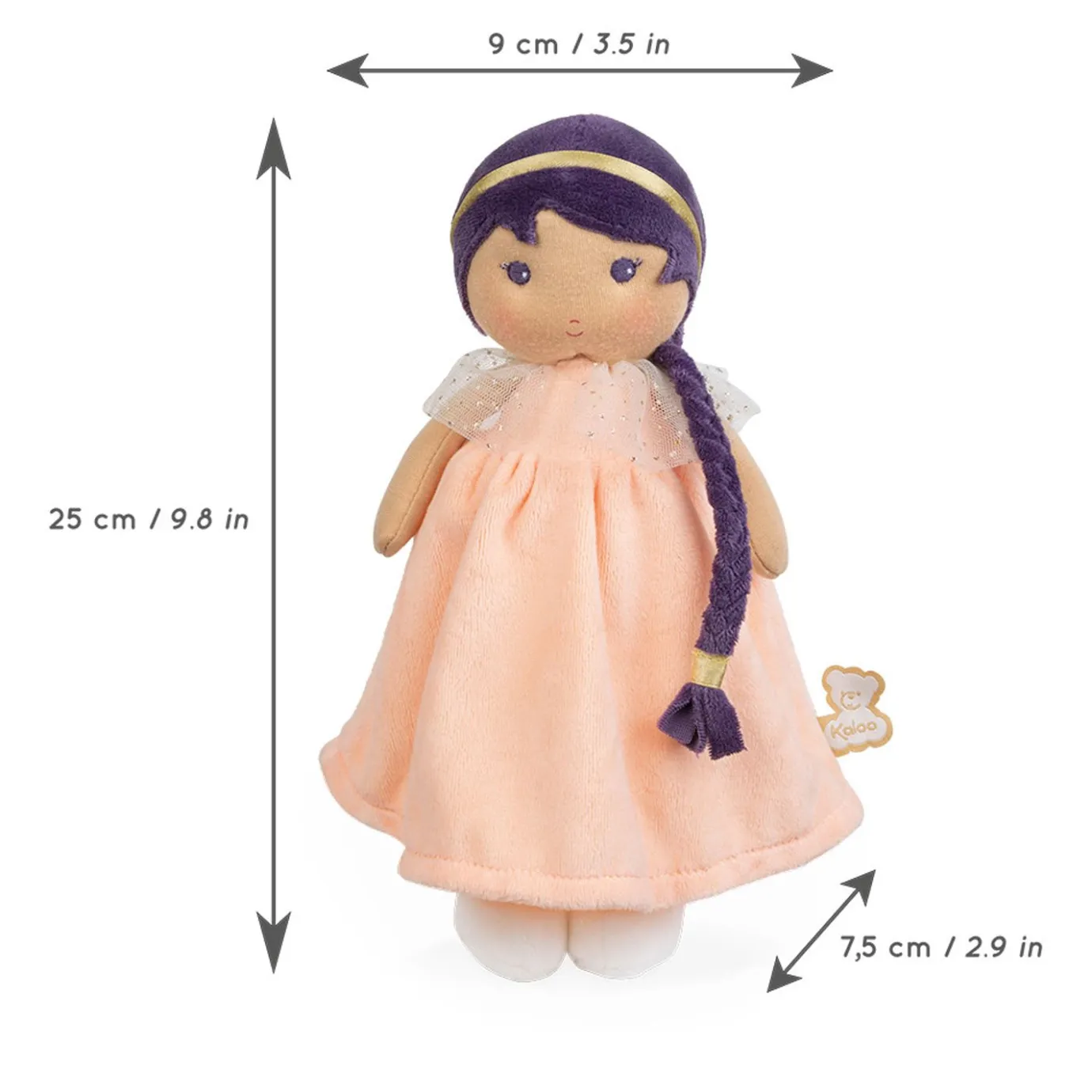 Kaloo My First Doll Iris 25 Cm> 9.9" Soft Doll (25 Cm)