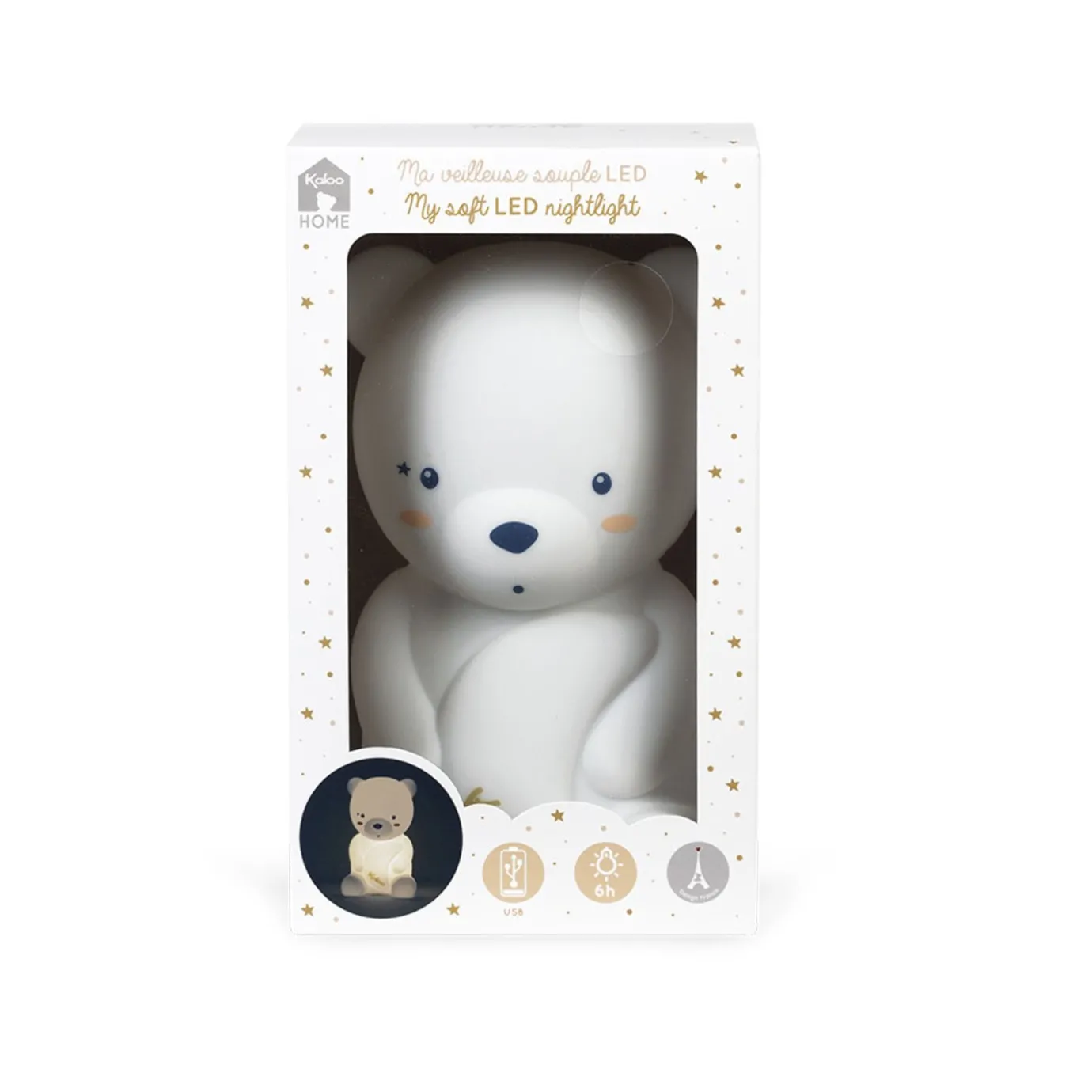 Kaloo My Soft Led Nightlight - Bear L> Night Light