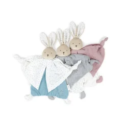 Kaloo Organic Cotton Blue Doudou Rabbit> Bunny Comforter