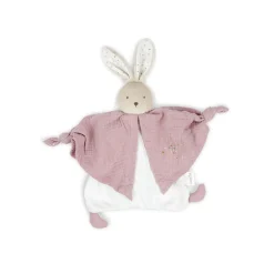 Kaloo Organic Cotton Doudou Rabbit Pink> Bunny Comforter
