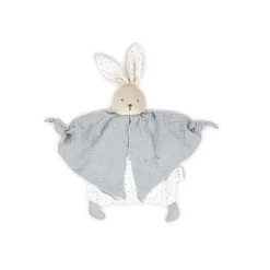 Kaloo Organic Cotton Doudou Rabbit Grey> Bunny Comforter