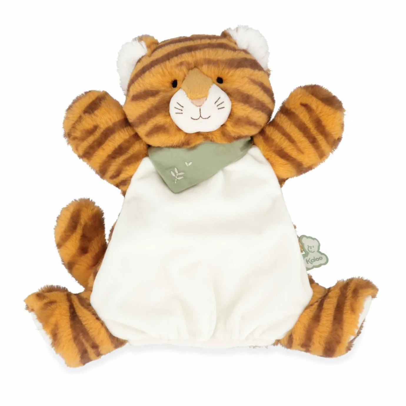Kaloo Papaye Tiger Puppet> Animal Comforter