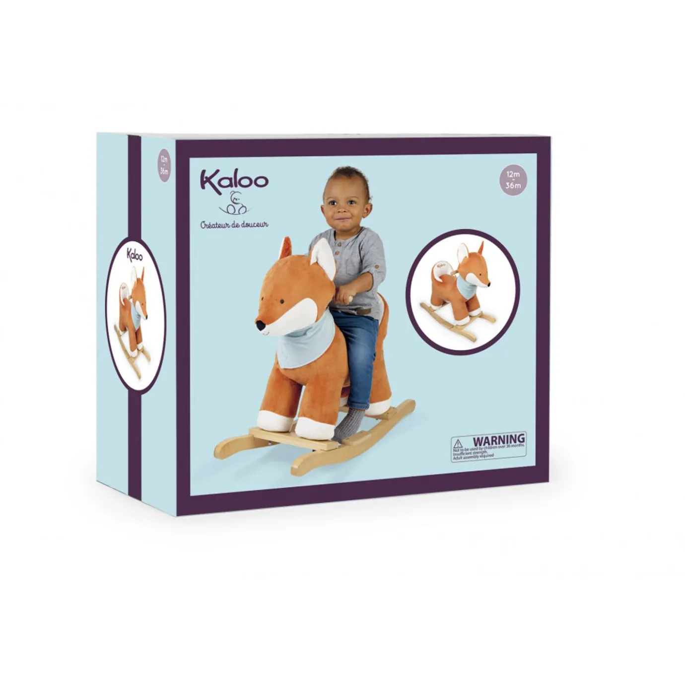 Kaloo Paprika Rocking Fox > Fox Teddy