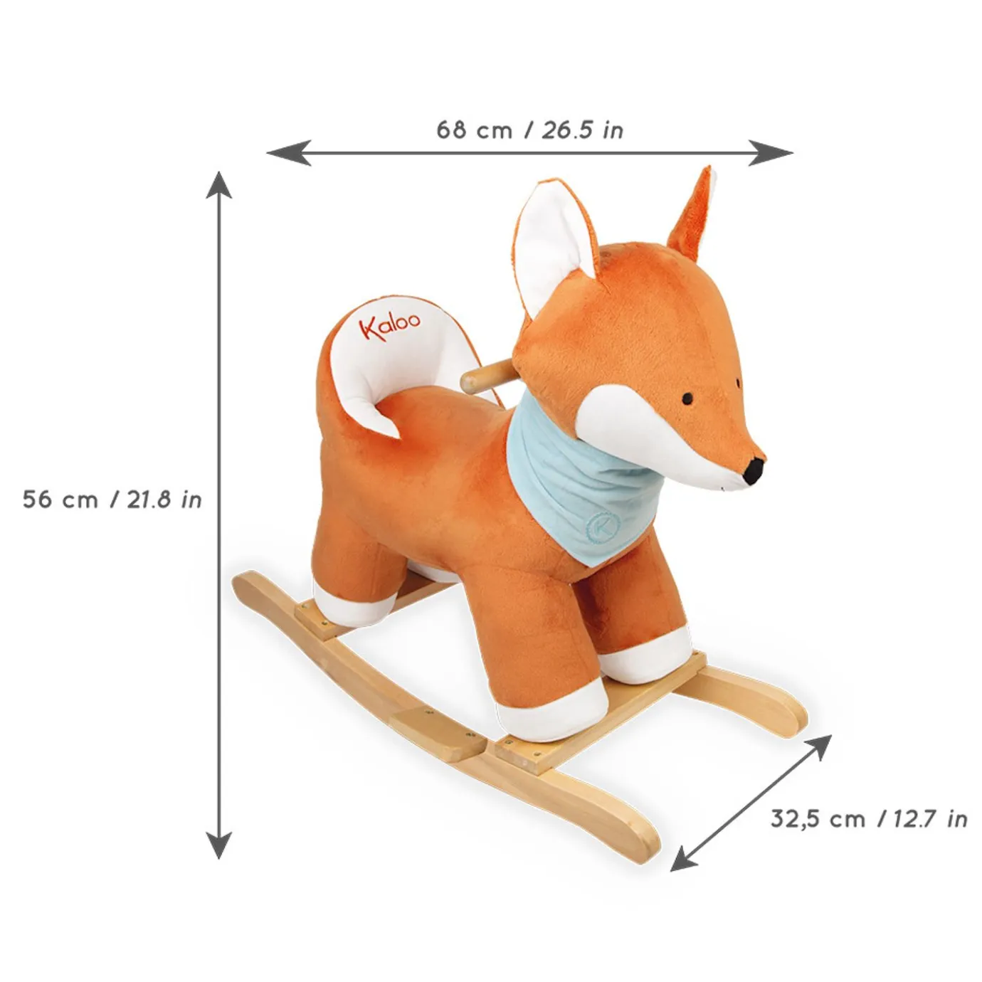 Kaloo Paprika Rocking Fox > Fox Teddy