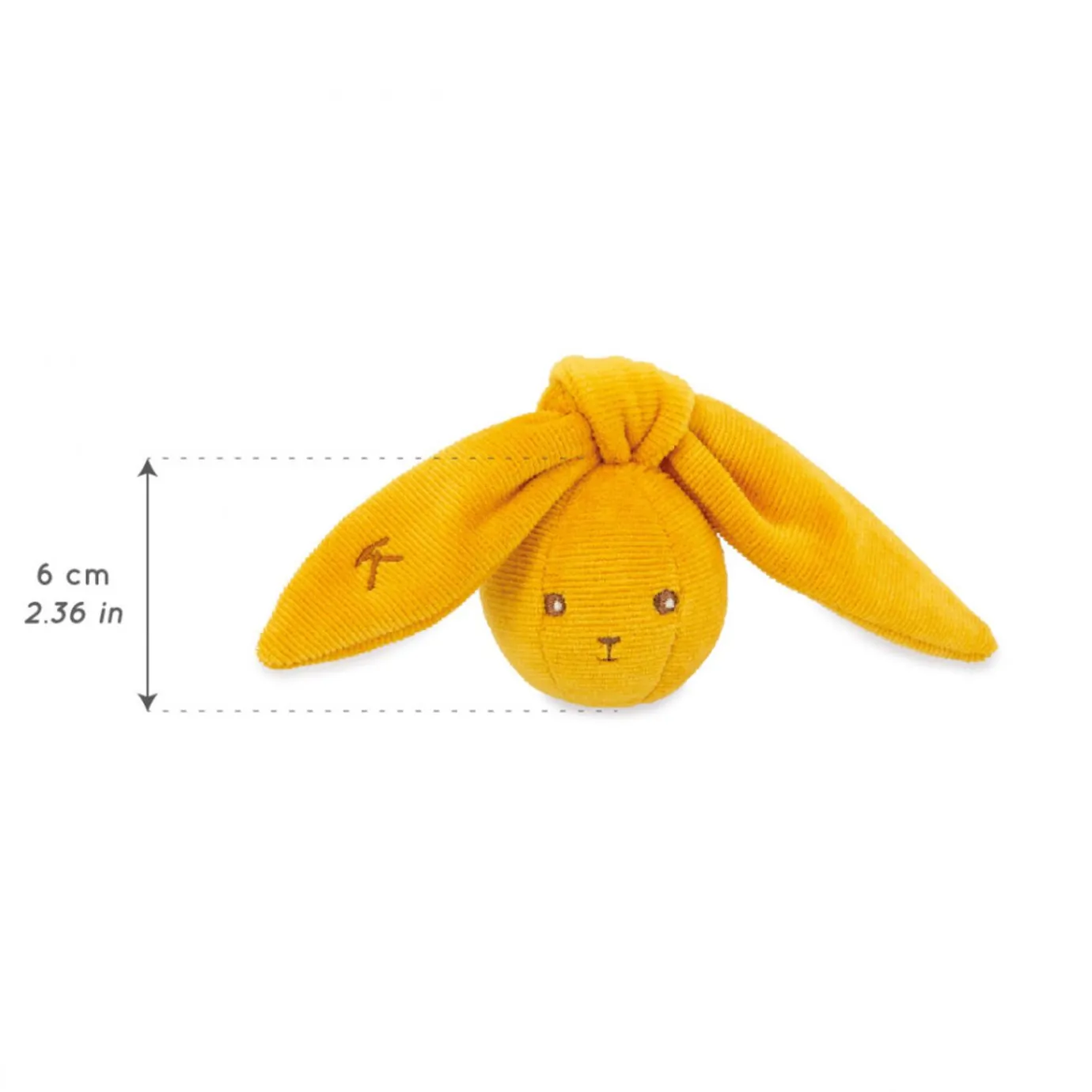 Kaloo Rabbit Rattle Ball Ochre> Rattle