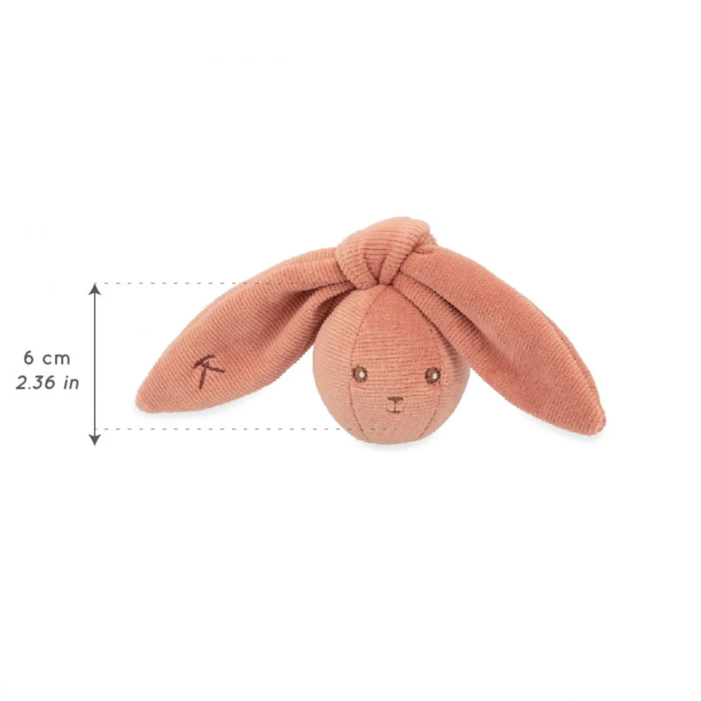 Kaloo Rabbit Rattle Ball Terracotta> Rattle